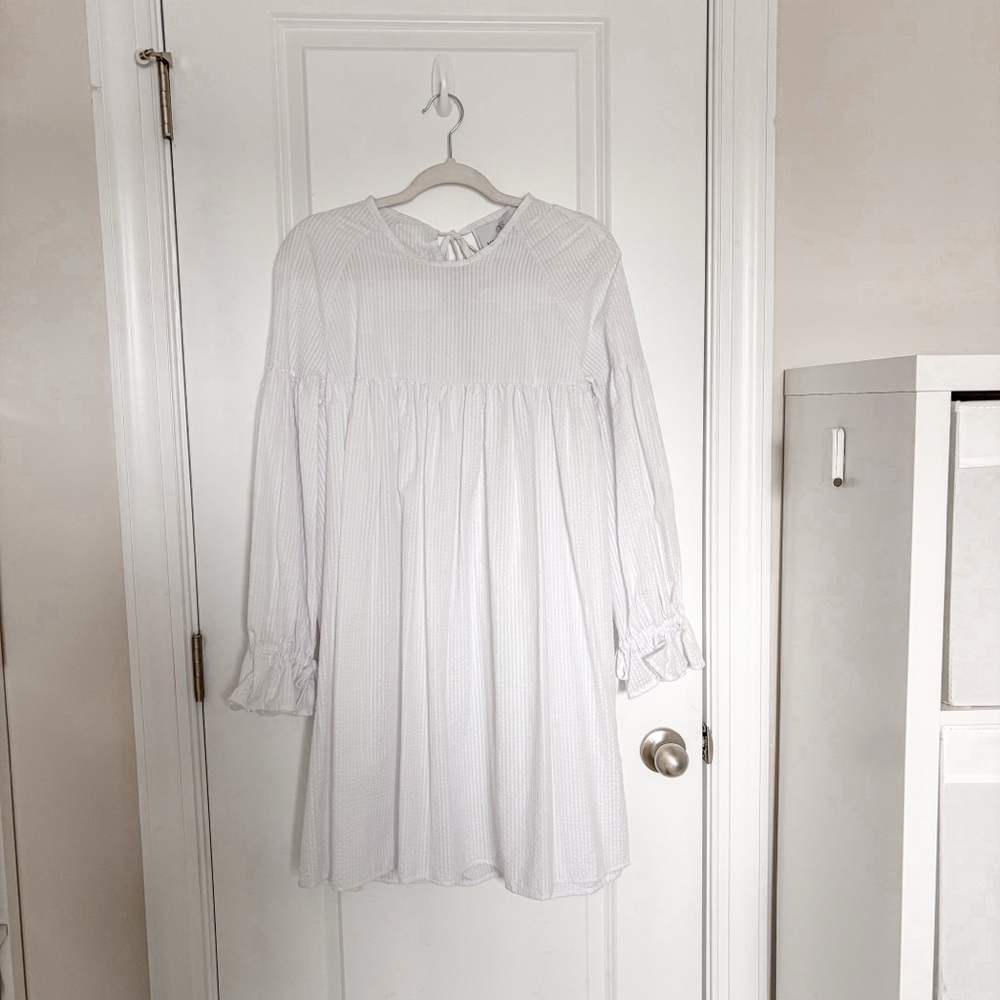 Mette Bjerg Striped Long Sleeve Mini Dress - Picture 4 of 8